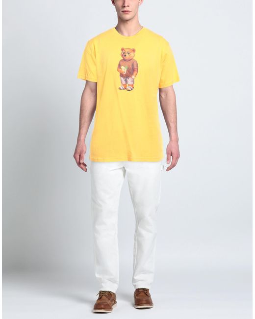 baron filou Yellow T-Shirt Organic Cotton for men