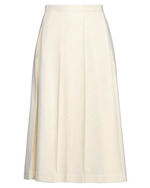 Jil Sander Natural Midi Skirt