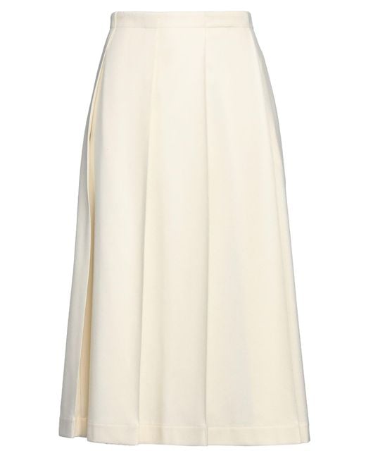 Jil Sander Natural Midi Skirt