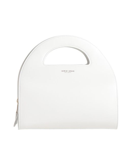 Giorgio Armani White Handbag