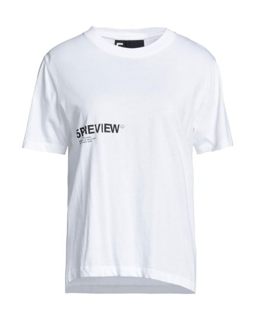 5preview White T-shirt