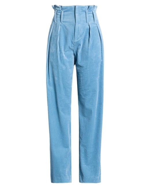 IRO Blue Pants Cotton