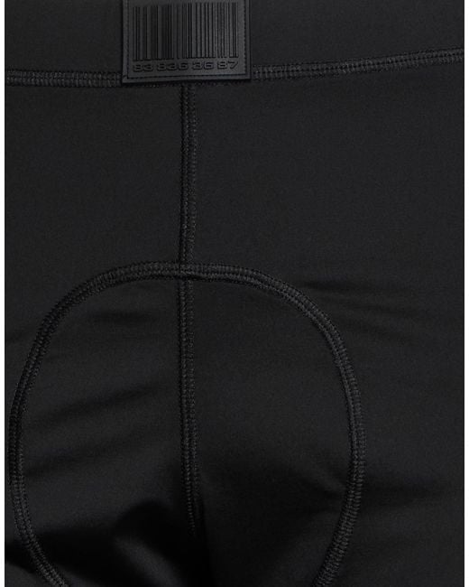 Vetements Black Shorts & Bermuda Shorts Polyamide, Elastane for men