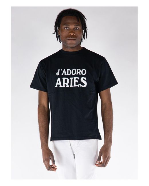 Camiseta Aries de hombre de color Black