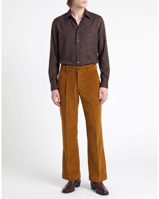 Saucony Multicolor Mustard Pants Cotton, Elastane for men