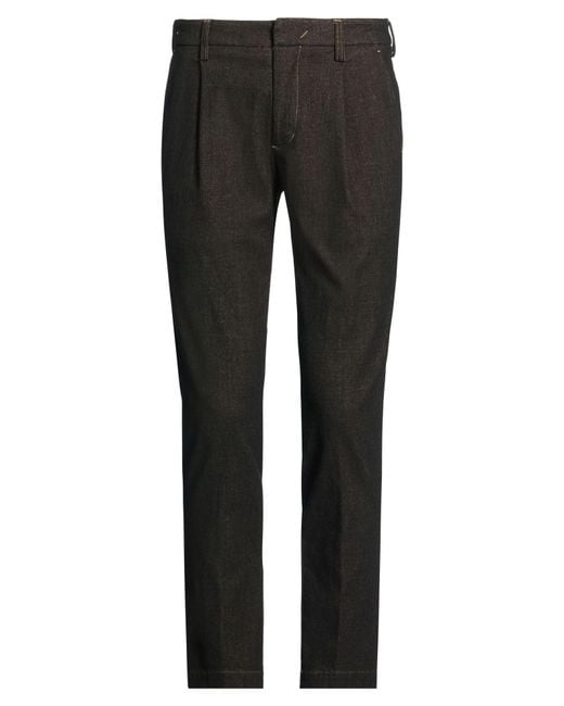 Entre Amis Gray Pants Cotton, Polyester, Viscose, Elastane for men
