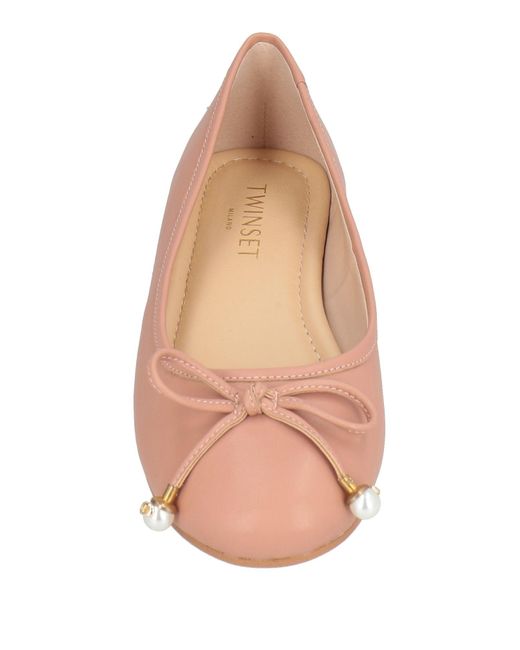 Twinset Pink Ballet Flats
