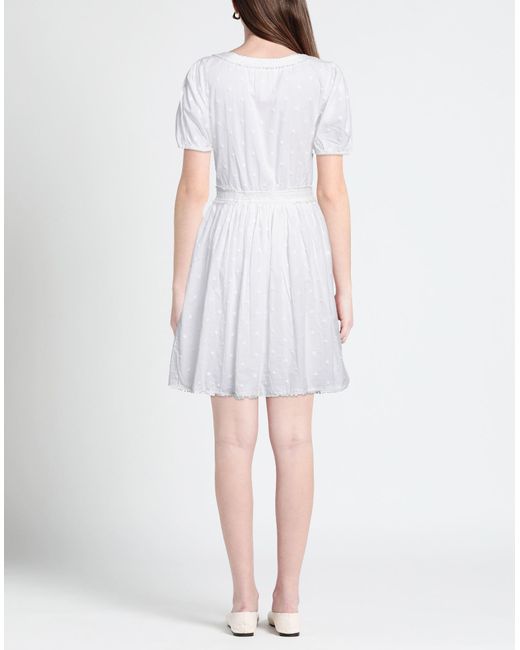 Guess White Mini-Kleid