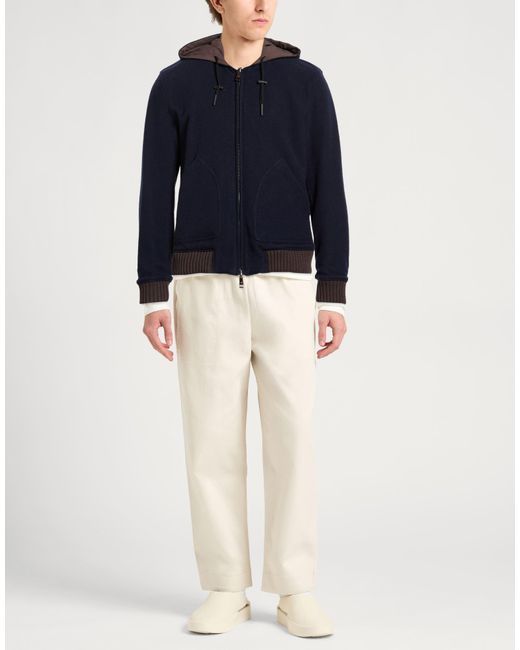 KIRED Blue Midnight Jacket Polyester, Cashmere for men