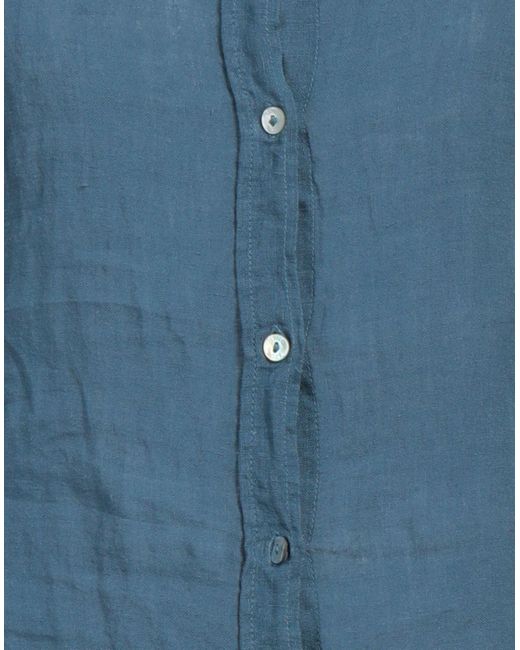 Camisa 120% Lino de color Blue