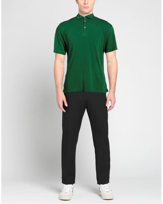 Mp Massimo Piombo Green Polo Shirt for men