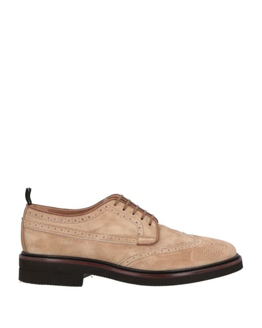 Brimarts Brown Lace-up Shoes for men