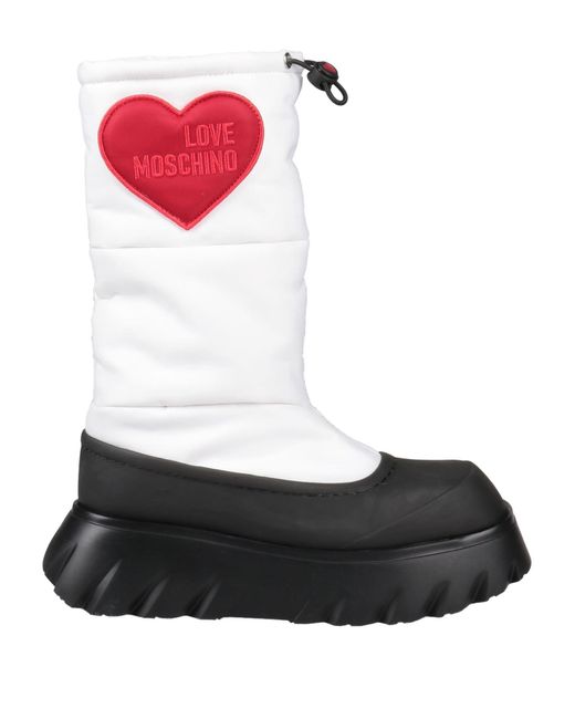 Love Moschino White Boot