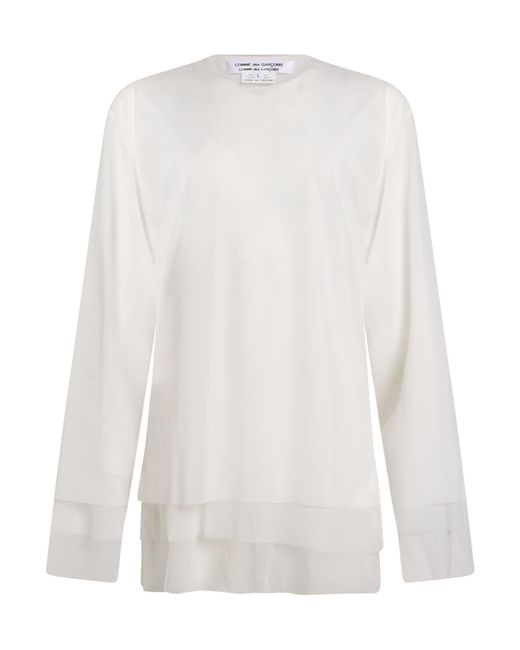 Comme des Garçons White Top Polyester