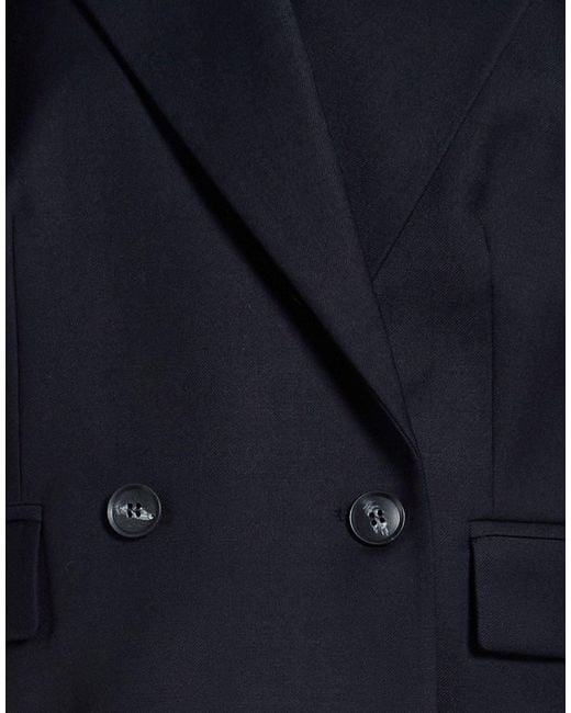 IVY & OAK Blue Midnight Blazer Recycled Polyester, Wool, Elastane