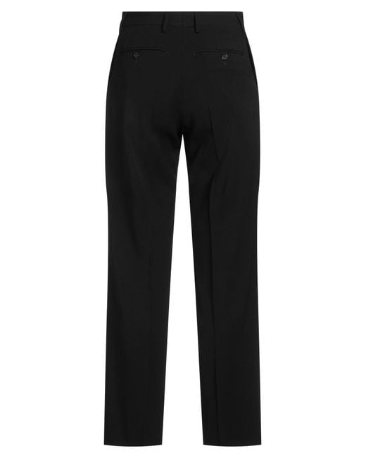 Dolce & Gabbana Black Pants Virgin Wool