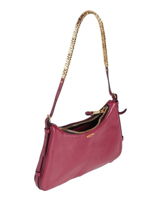 Moschino Purple Shoulder Bag