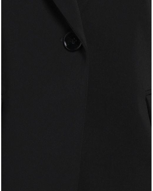 Patrizia Pepe Black Blazer Polyester, Elastane