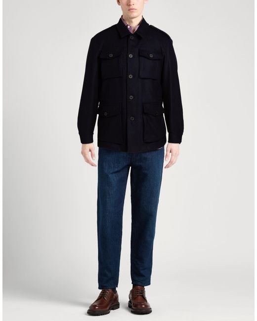 Drumohr Blue Jacket for men