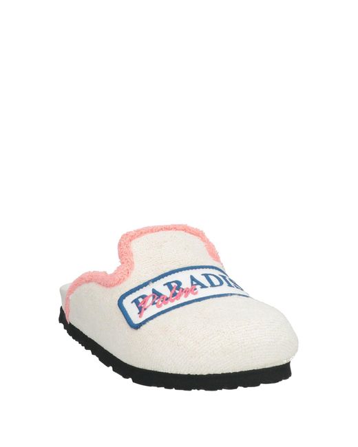 Palm Angels White Mules & Clogs