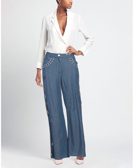 CONNOR & BLAKE Blue Pants Cotton