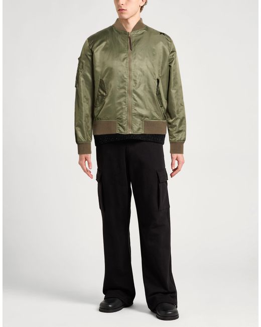 Saucony Green Military Jacket Polyamide for men