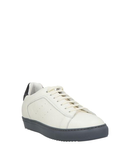 Doucal's White Sneakers Leather for men