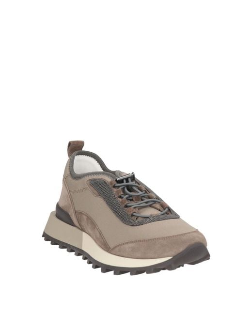 Brunello Cucinelli Gray Trainers