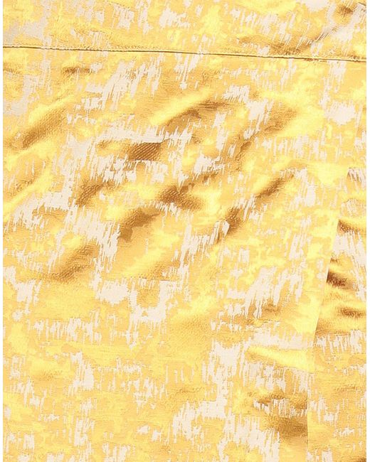 WEILI ZHENG Metallic Midi Skirt
