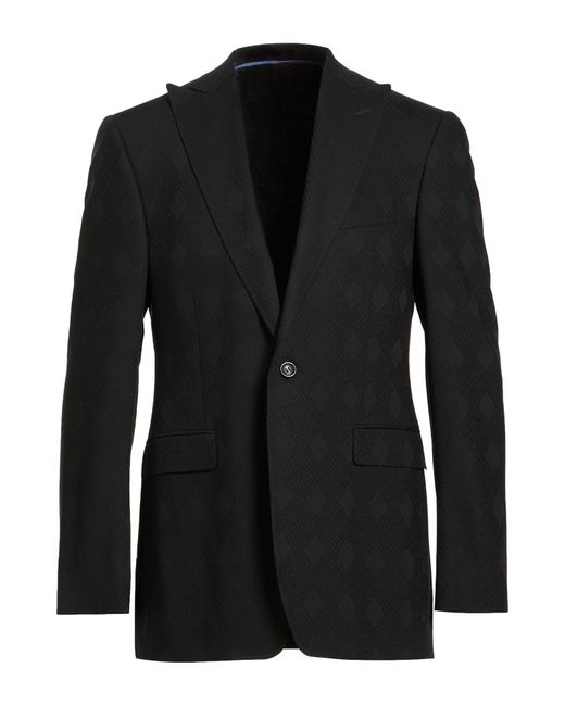 Versace Black Blazer Wool for men