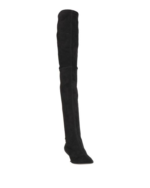 Sergio Rossi Black Boot Leather