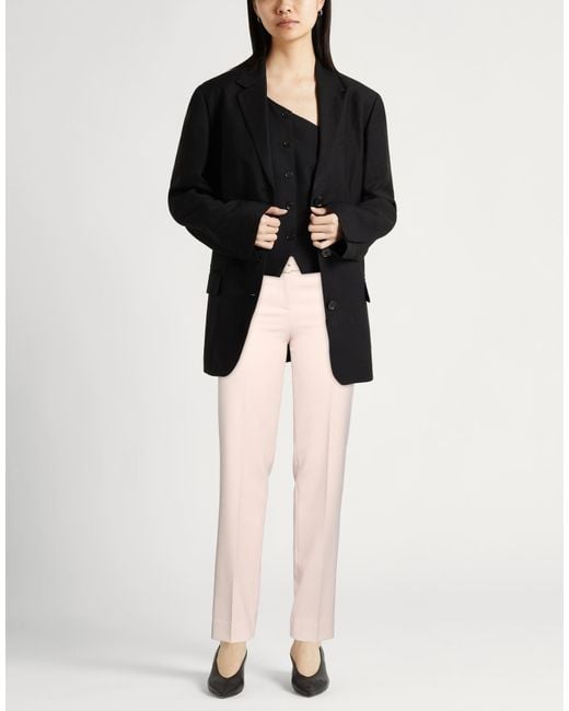 Lardini Pink Pants Polyester, Wool, Elastane
