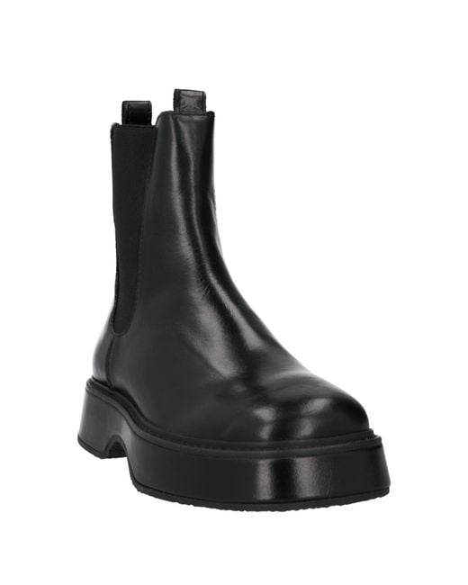 AMI Black Ankle Boots for men
