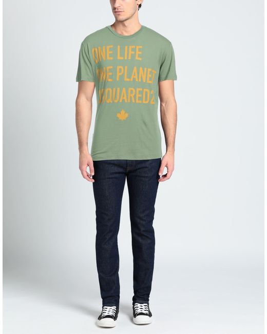 DSquared² Green T-Shirts for men