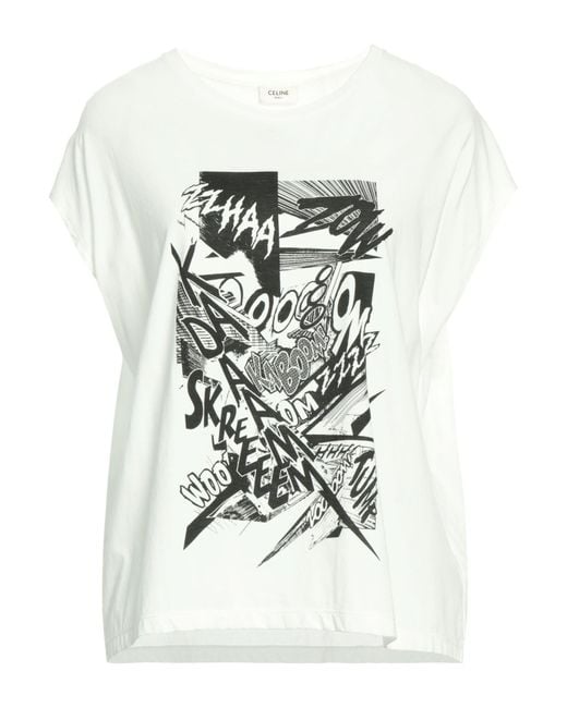 Céline White T-shirts