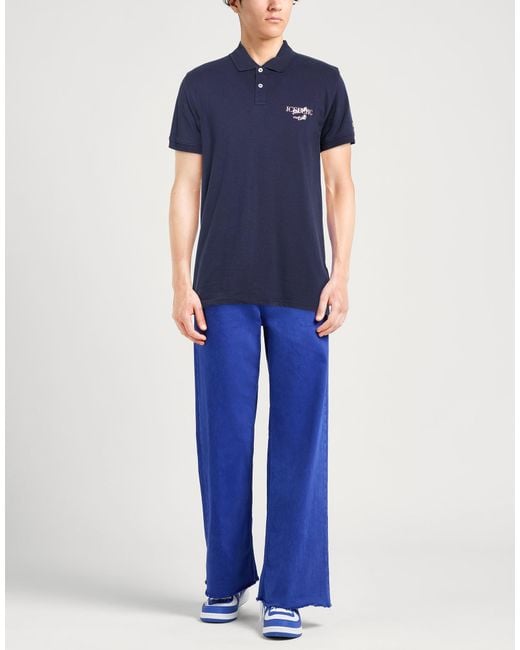 Polo Iceberg de hombre de color Blue