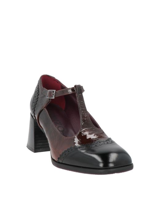 Lorenzo Mari Brown Pumps Leather