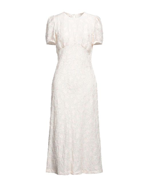 Baum und Pferdgarten White Maxi-Kleid