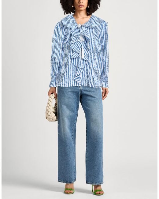 Philosophy Di Lorenzo Serafini Blue Hemd