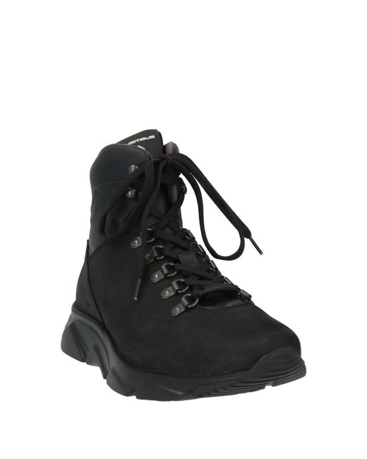 Ambitious Black Ankle Boots Leather for men