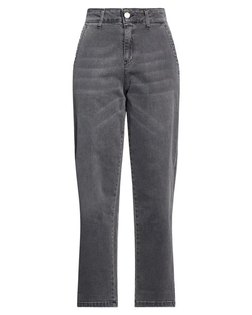 SOKO NI INAI Gray Jeans Cotton, Elastane
