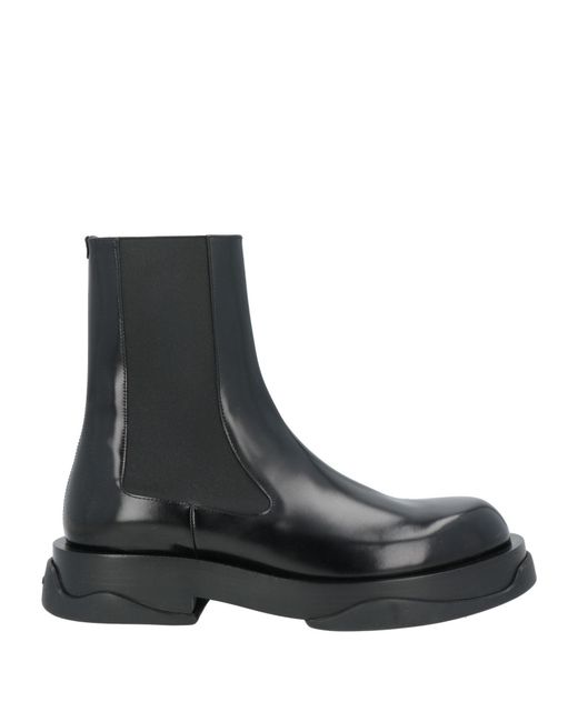Jil Sander Black Boot Leather for men