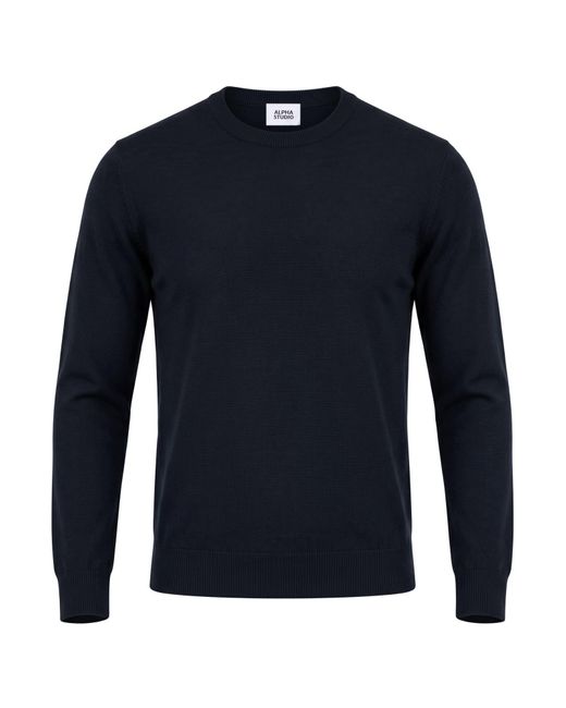 Alpha Studio Pullover in Blue für Herren