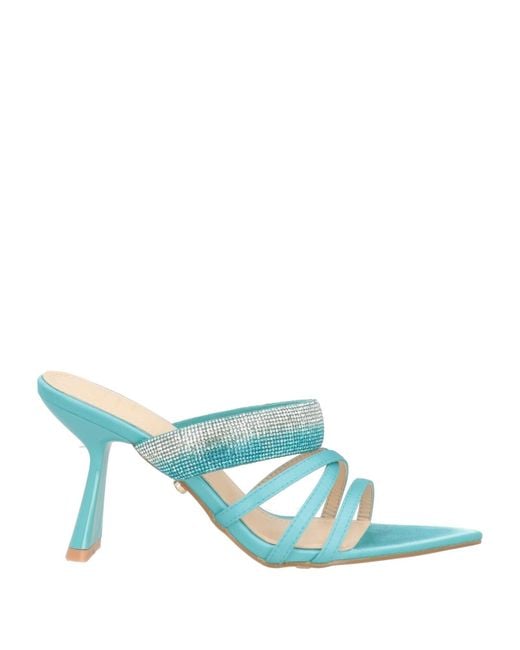 Twenty Four Haitch Blue Sandals