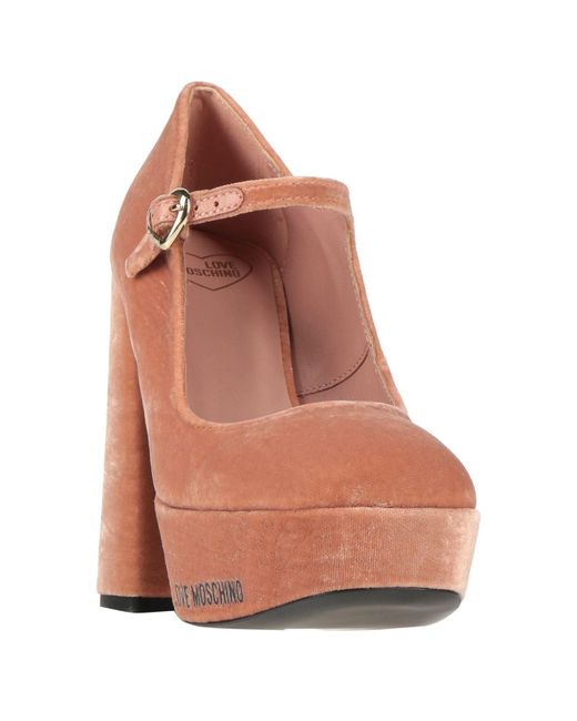 Love Moschino Brown Pumps
