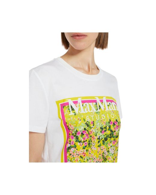 T-shirt Max Mara Studio en coloris White