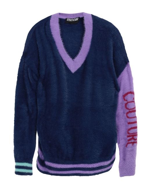 Pullover Versace Jeans Couture de hombre de color Blue