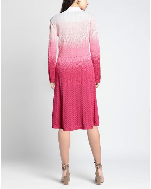 Missoni Pink Midi-Kleid