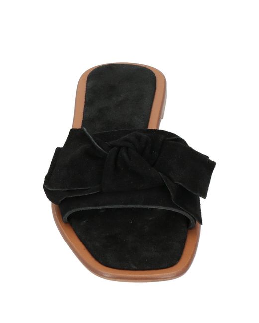 Marella Black Sandals