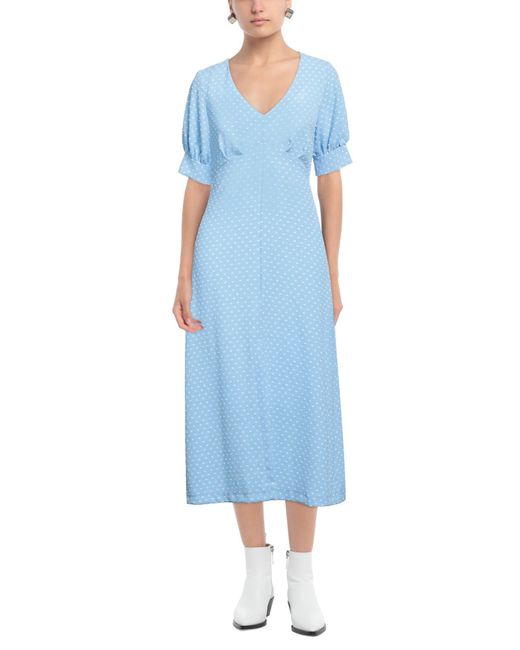 Closet Blue Midi Dress
